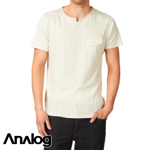 Analog Mens Analog Slash T-Shirt - Cement