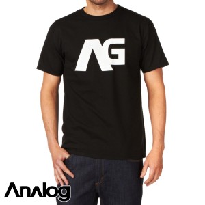 Analog T-Shirts - Analog Ag Icon T-Shirt - Black