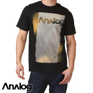 T-Shirts - Analog Ripple T-Shirt - Black