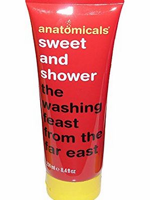 Anatomicals Body Shower Cleanser Gel, Sweet Washing Feast From The Far East 250 ml
