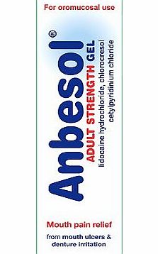 Anbesol Adult Strength Gel - 10g 10075138