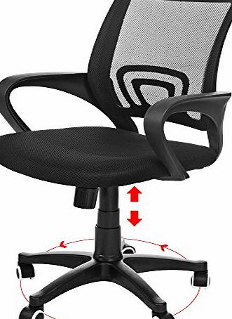 Ancheer  Mid Back Mesh Ergonomic Computer Office Swivel Chair Mesh Padded Seat Adjustable Executive Task Chair
