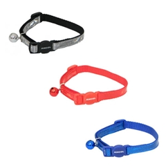 Ancol Blue Reflective Nylon Collar for Cats by Ancol
