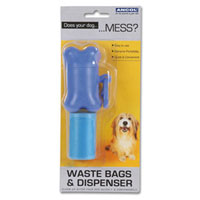 Ancol Dog Waste bags and Dispenser 40 bags