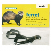 Ancol Ferret Muzzle Black Single