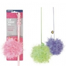 Ancol Fluffy Wands Cat Toy Single