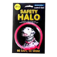 Ancol Glowing Safety Halo Dog Collar