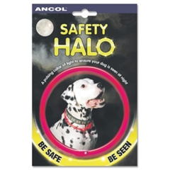 Ancol Medium Safety Halo Reflective Dog Collar 42cm (16.5in) by Ancol