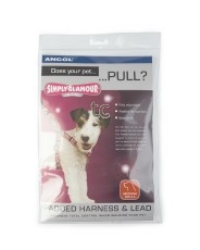 Ancol Padded Harness Pink Chain (Large)