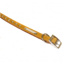 Ancol Hand Sewn Leather Studded Collar Black 26