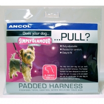 Ancol Pet Products Ancol Padded Nylon Harness Pink Chain Pattern