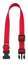 Ancol Reflective Nylon Adjustable Collar Red