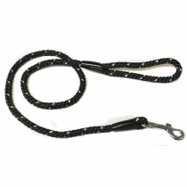 Ancol Pet Products Ancol Reflective Rope Lead 44 Black