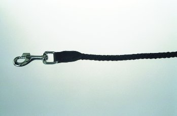 Ancol Rope Lead Trigger Hook Black 1.2 x 61cm