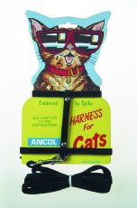 Ancol Pet Products Ancol Velvet Cat Harness and Lead Set 10