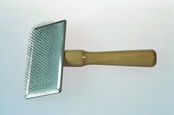 Ancol Wooden Handle Soft Slicker Brush