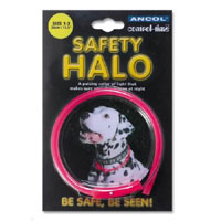 Ancol Safety Halo Pulsing Dog Collar 58cm
