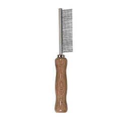ancol Wooden Handle Comb - Fine