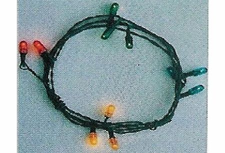 and_name Dolls Houses - Lighting - DE085 - String of 12 Xmas Lights