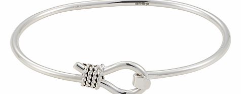 Andea Silver Lasso Loop Bangle