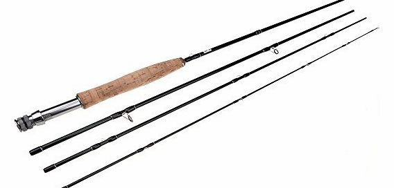 Andoer Travel Fly Fishing Rod Pole Tackle 2.4M 7.87FT 4 Sections #3-4/4