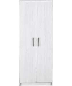 2 Door Wardrobe - White