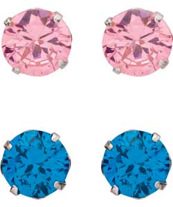 Andralok Sterling Silver Cubic Zirconia Andralok Stud