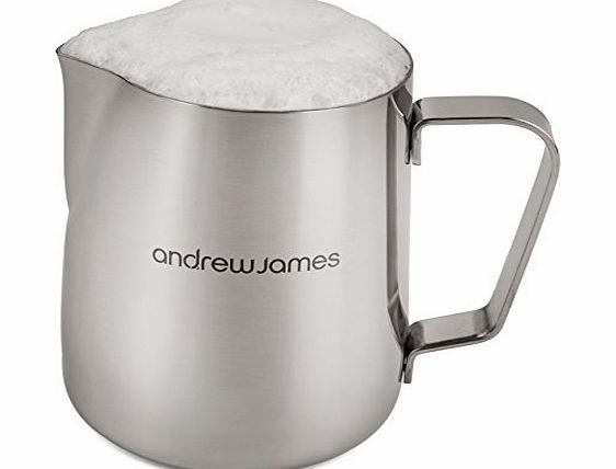 Andrew James 0.33L 330ml Stainless Steel Coffee Frothing Milk Jug Latte by Andrew James