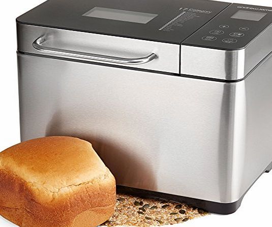 Andrew James Fresh Bake Digital Bread Maker With 17 Functions, Delay Timer And Automatic Ingredients Dispenser - Includes 2 Year Warranty