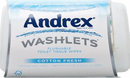 Andrex Washlets Flushable Toilet Tissue