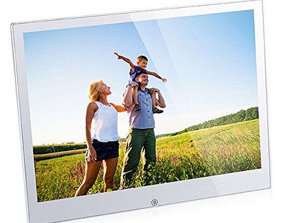 Top-Resolution HD Hi-Res Aluminum Alloy Back Shell 7/8/9.7/10.1inch LCD Widescreen 4:3/16:9 Multifunction Digital Photo Frame Video/Music Player Up To 1024*768 SD/MMC/MS (10.1Inch)