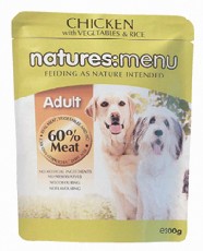 Anglian Meat Products Anglian Natures Menu Adult Canine Chicken with Veg and Rice