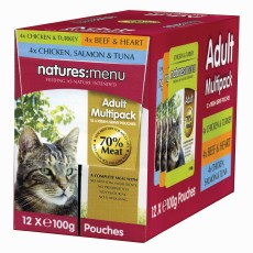 Anglian Meat Products Anglian Natures Menu Cat Multi Packs 100g x 12