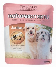Anglian Meat Products Anglian Natures Menu Junior Canine Lamb, Chicken and Rice