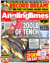Angling Times 8 Issues By Credit/Debit Card to UK