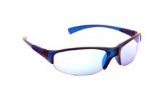 Anglo Accessories Umbro Half Rimless Sports Wrap Sunglasses Aqua Blue