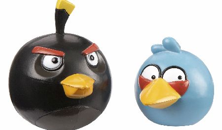 2 Figurine Pk - Blue/black Birds
