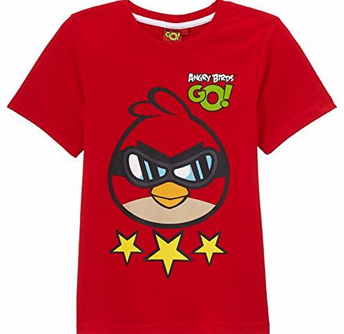 Angry Birds  Boys 44ABGOJ104 T-Shirt, Red, 2 Years