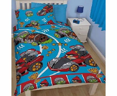 Angry Birds Go Fast Rotary Duvet Cover and