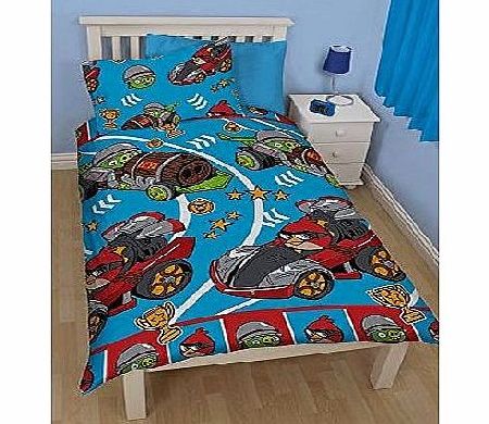 Angry Birds Go Fast Single Rotary Duvet Set