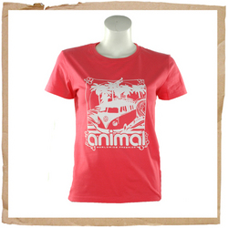 Animal A-Ha Basic Tee Paradise Pink