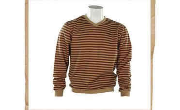 Animal Albatross V Neck Knit Biscuit