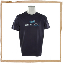 Baboon Crew Printed Tee Mood Indigo