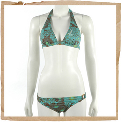 Animal Big Tiny Bikini Green