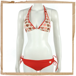 Animal Bleachnut Bikini Desert Red