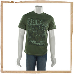 Animal Bonna Cut and Sew Tee Green