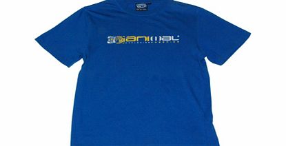 Boys Animal Bacardi Tee Shirt. Vivid Blue