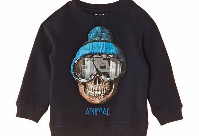 Animal Boys Bizatch Sweatshirt, Blue (Indigo), 7 Years (Manufacturer Size:X-Small)