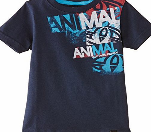 Animal Boys Hallet T-Shirt, Blue (Indigo), 11 Years (Manufacturer Size:Medium)