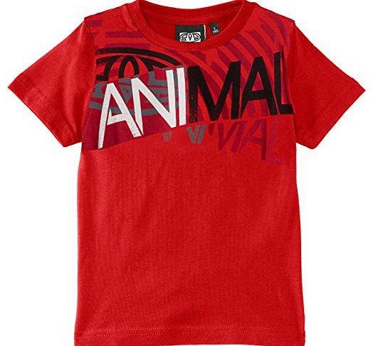 Animal Boys Hangers T-Shirt, Red (Tomato), 13 Years (Manufacturer Size:Large)